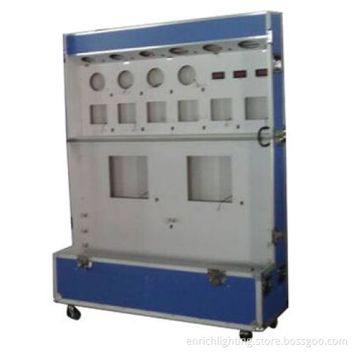 Foldable LED Demo Cabinet for LED Panel Light, Downlight Test with Wheels, 4 Pieces of Casters